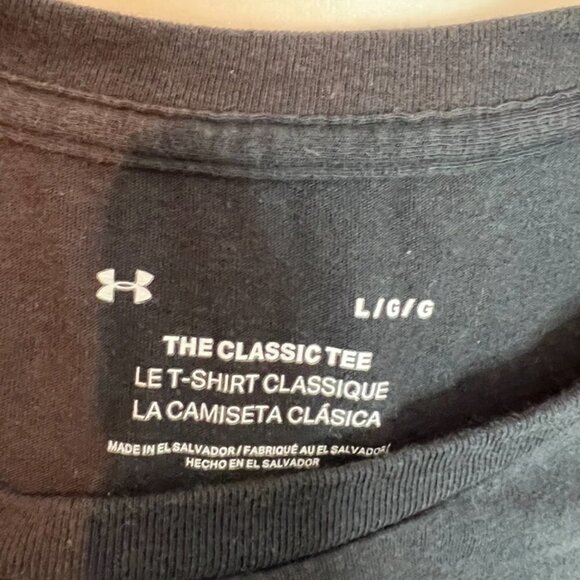 Women's Black Under Armour Graphic Tee size Large - Picture 4 of 4